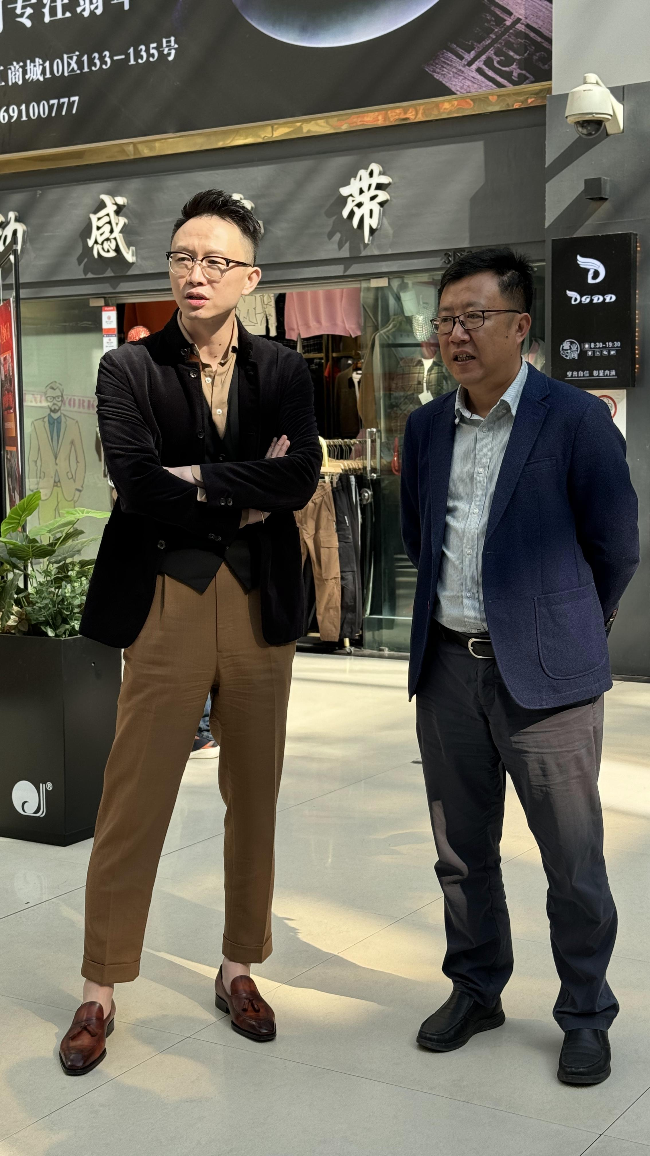 大關街道走訪錢江商城調(diào)研